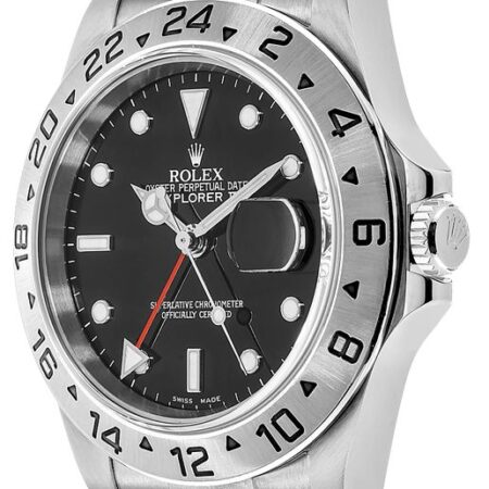 Rolex Explorer Ii 16570 40 Mm 904l Oystersteel Relógio De Aço Inoxidável - keeperwatches