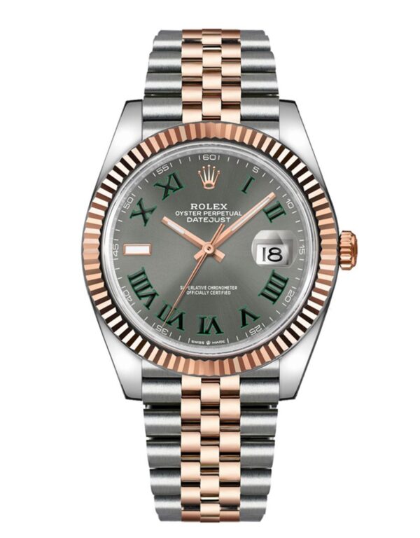 Rolex Datejust 126331 41mm Com caixa de relógio de aço inoxidável Oystersteel - keeperwatches