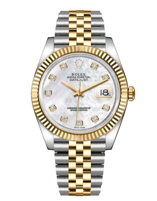 Rolex Datejust 126333 41mm Com caixa de relógio 904L em aço inoxidável Oystersteel - keeperwatches