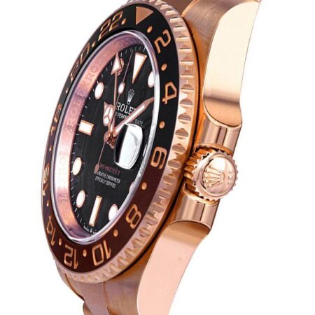 Rolex GMT Master II 126715CHNR 40mm Com Relógio Everose Gold 18k- keeperwatches