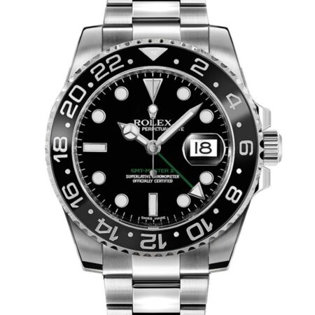 Rolex Gmt-Master II 116710LN 40mm Com caixa de relógio de aço inoxidável 904L Oystersteel - keeperwatches