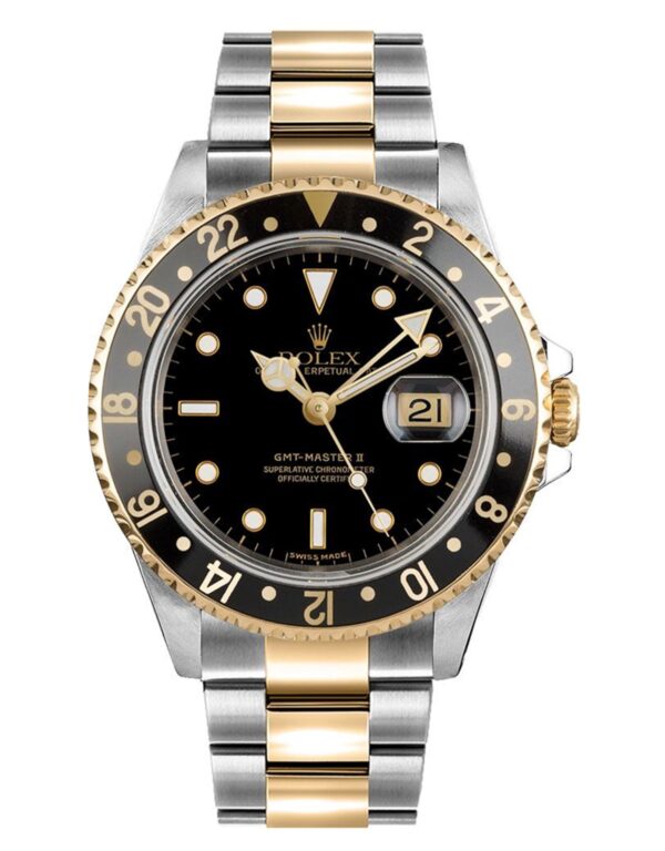 Rolex Gmt-master Ii 16713ln 40mm Relógio De Aço Inoxidável 904l Oystersteel - Keeperwatches