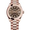 Rolex Datejust 279165 28mm Com Caixa Para Relógio Everose Gold 18k - keeperwatches