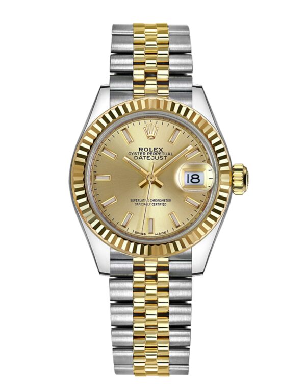 Rolex Datejust 279173 28mm Relógio De Caixa De Aço Inoxidável Oystersteel - keeperwatches